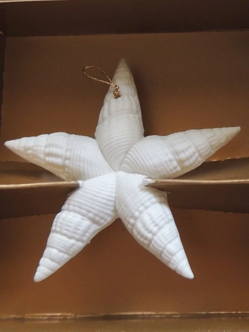 TWO Margaret Furlong star ornaments